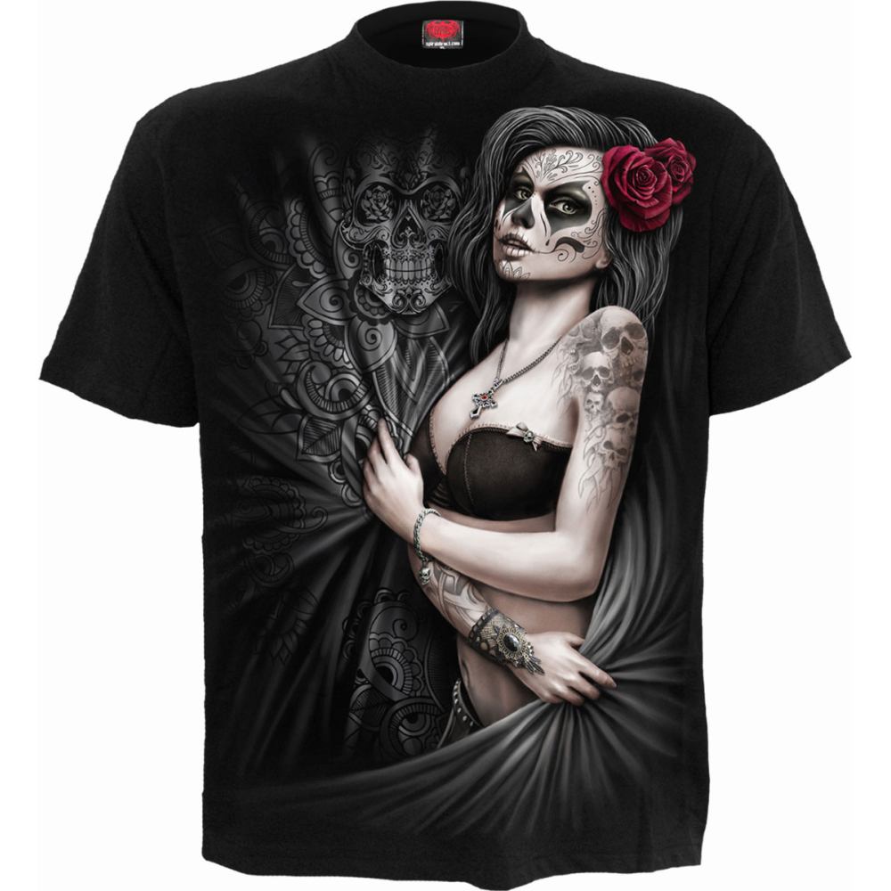 Spiral - DEAD LOVE Mens T-shirt - Black